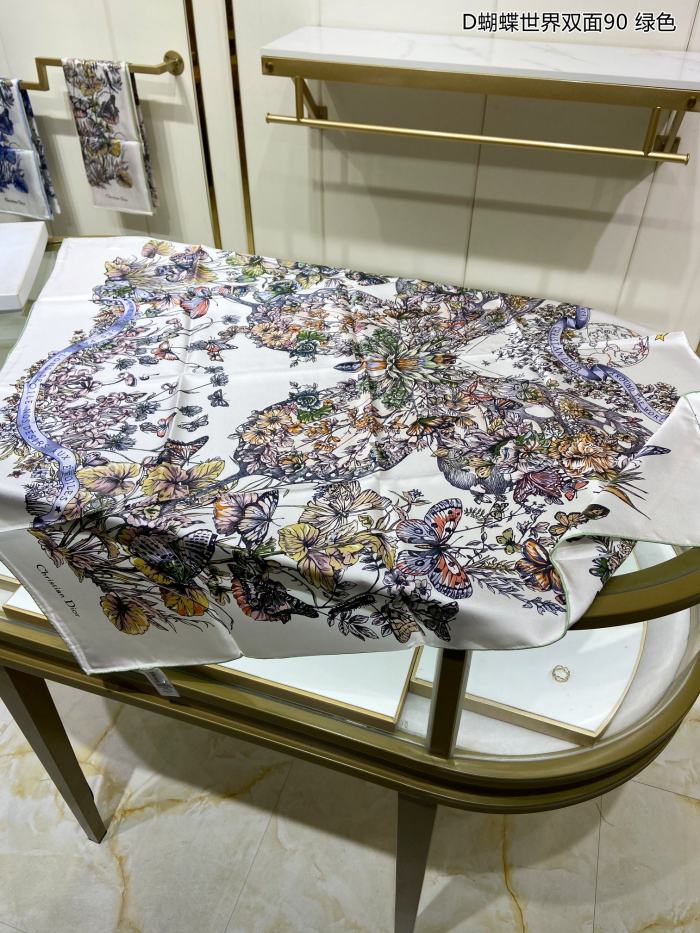 Streetwear Scarf Dior 326019 SIZE:90cm*90cm