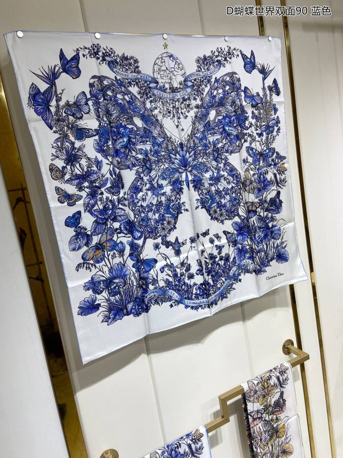 Streetwear Scarf Dior 326020 SIZE:90cm*90cm