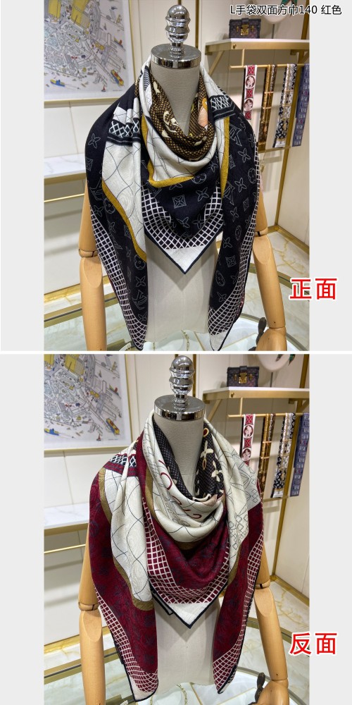 Streetwear Scarf LV 326013 SIZE:140*140cm