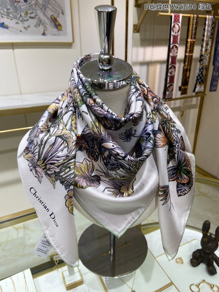 Streetwear Scarf Dior 326019 SIZE:90cm*90cm