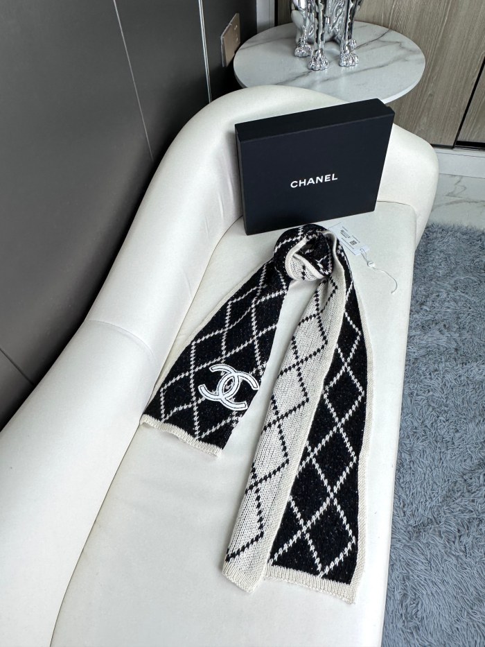 Streetwear Scarf CHANEL 325912 size：30cm×180cm