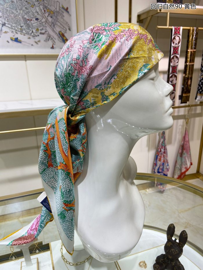 Streetwear Scarf Hermes 325664 size：90cm*90cm