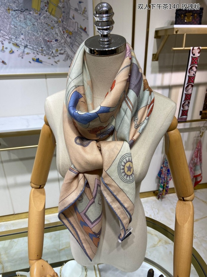 Streetwear Scarf Hermes 325678 size140cm*140cm