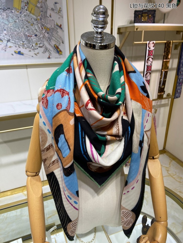 Streetwear Scarf LV 325683 SIZE:140*140cm