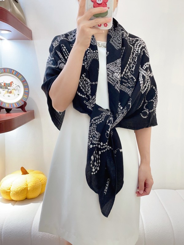 Streetwear Scarf CHANEL 325716size：140*140cm