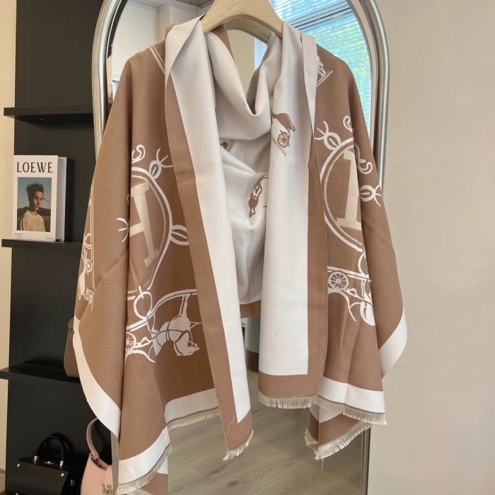 Streetwear Scarf Hermes 325851 size:180*65cm