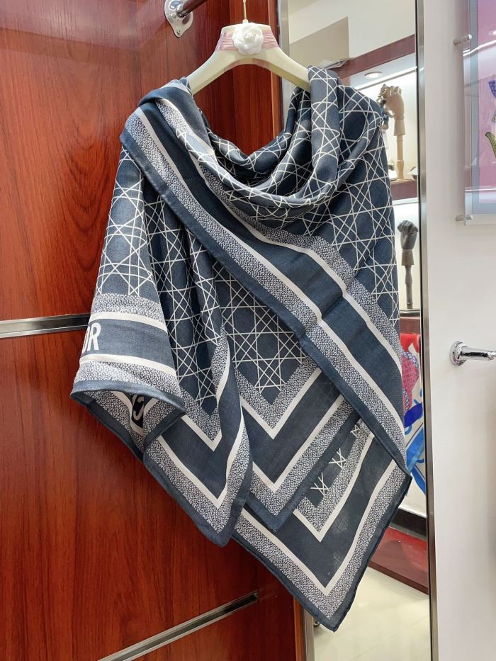Streetwear Scarf Dior 325698 SIZE:140*140cm