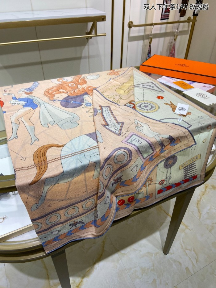 Streetwear Scarf Hermes 325678 size140cm*140cm