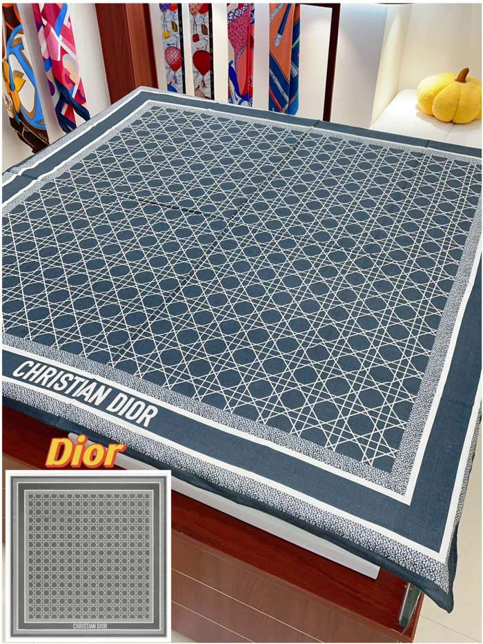 Streetwear Scarf Dior 325698 SIZE:140*140cm