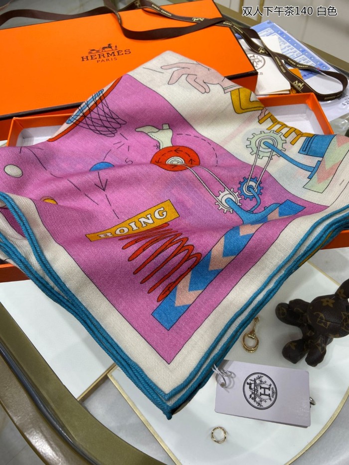 Streetwear Scarf Hermes 325679 size140cm*140cm