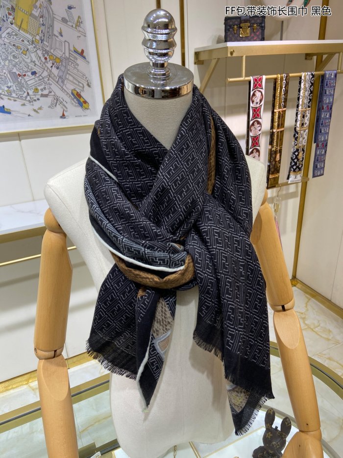 Streetwear Scarf FENDI 325667 SIZE:65*185cm