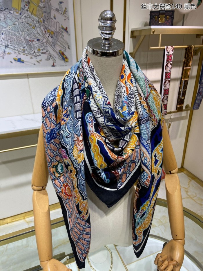 Streetwear Scarf Hermes 325694 size140cm*140cm