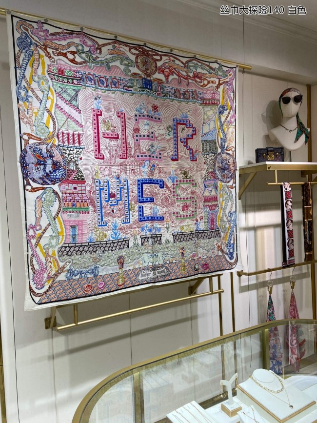 Streetwear Scarf Hermes 325696 size140cm*140cm