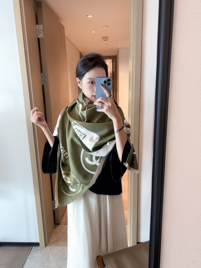 Streetwear Scarf CHANEL 325836 size：180*70cm