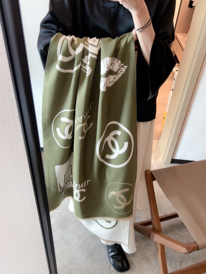 Streetwear Scarf CHANEL 325836 size：180*70cm