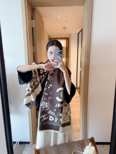 Streetwear Scarf CHANEL 325869 size：70*180cm