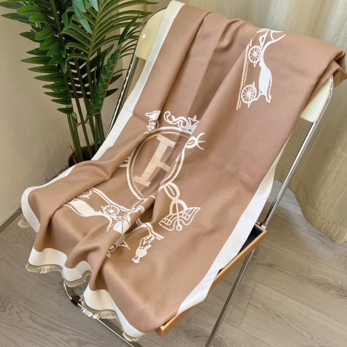 Streetwear Scarf Hermes 325851 size:180*65cm