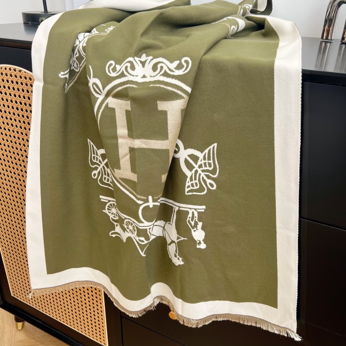 Streetwear Scarf Hermes 325850 size:180*65cm