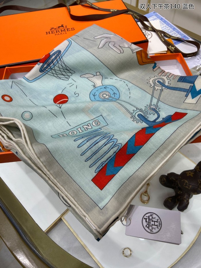 Streetwear Scarf Hermes 325677 size140cm*140cm
