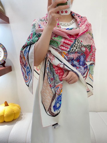 Streetwear Scarf Hermes 325719 size140cm*140cm