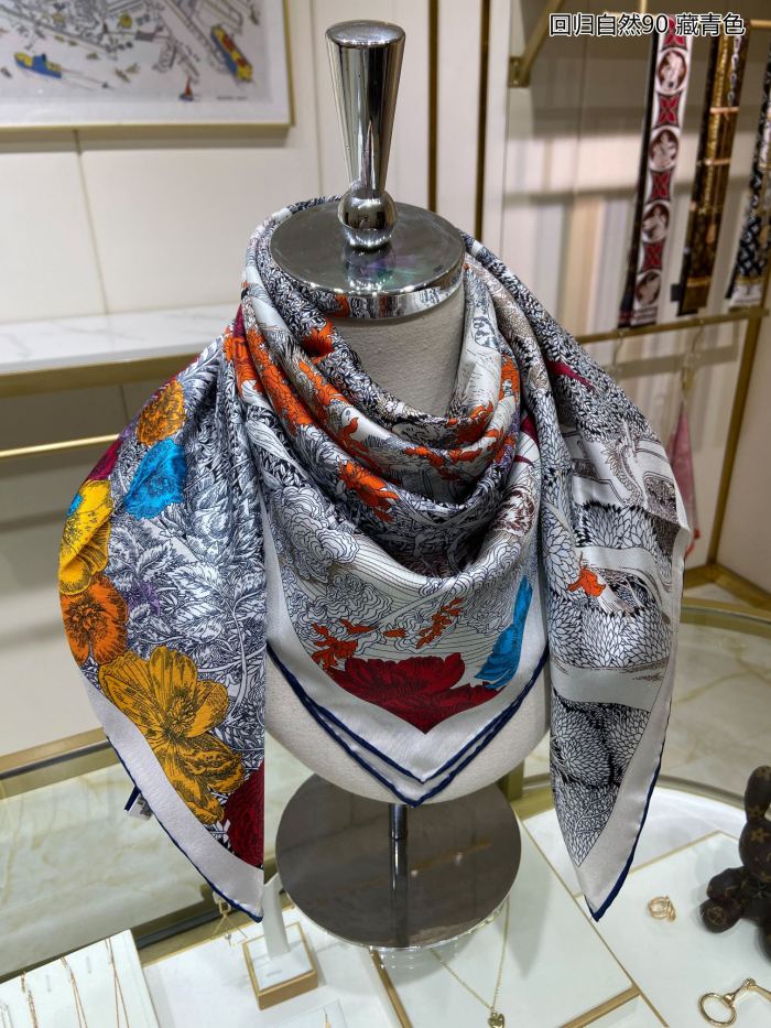 Streetwear Scarf Hermes 325663 size：90cm*90cm