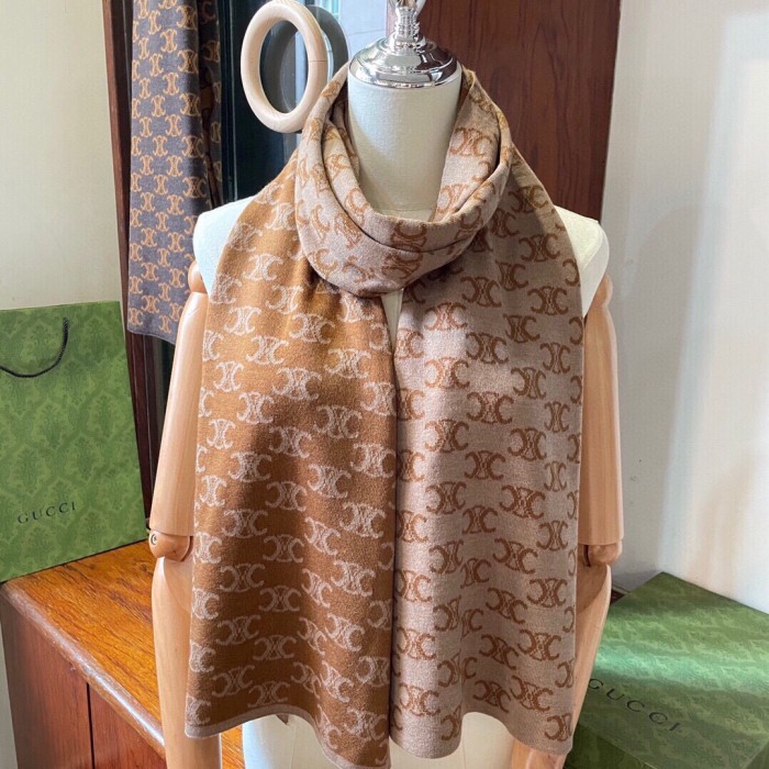 Streetwear Scarf CELINE 325611 size:30*180cm