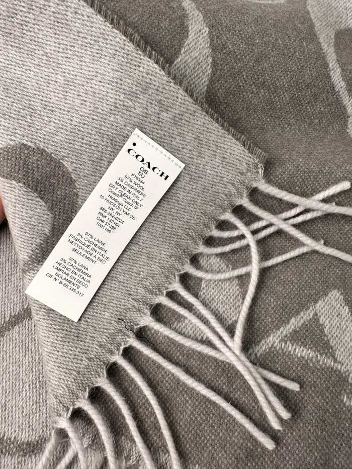 Streetwear Scarf COACH 325640 size:195×53cm