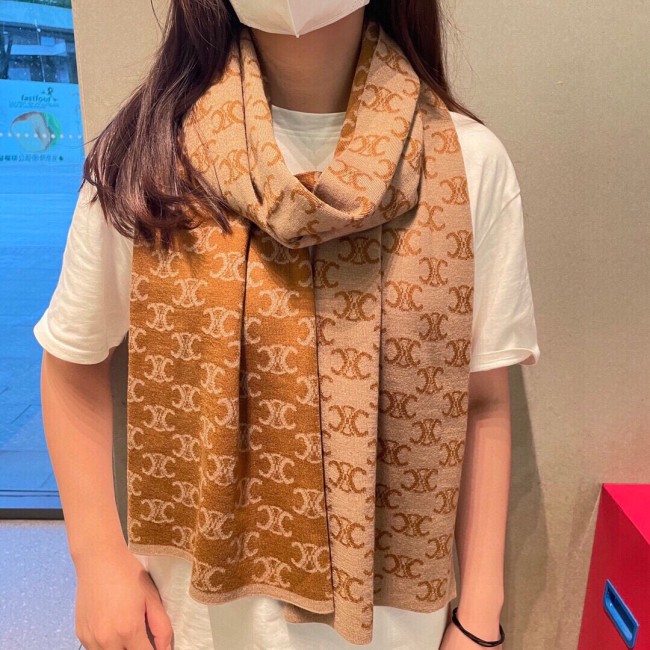 Streetwear Scarf CELINE 325611 size:30*180cm