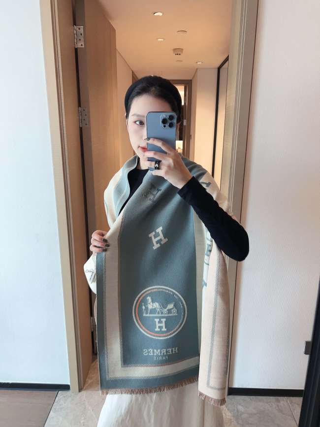 Streetwear Scarf Hermes 325488 size：30*180cm