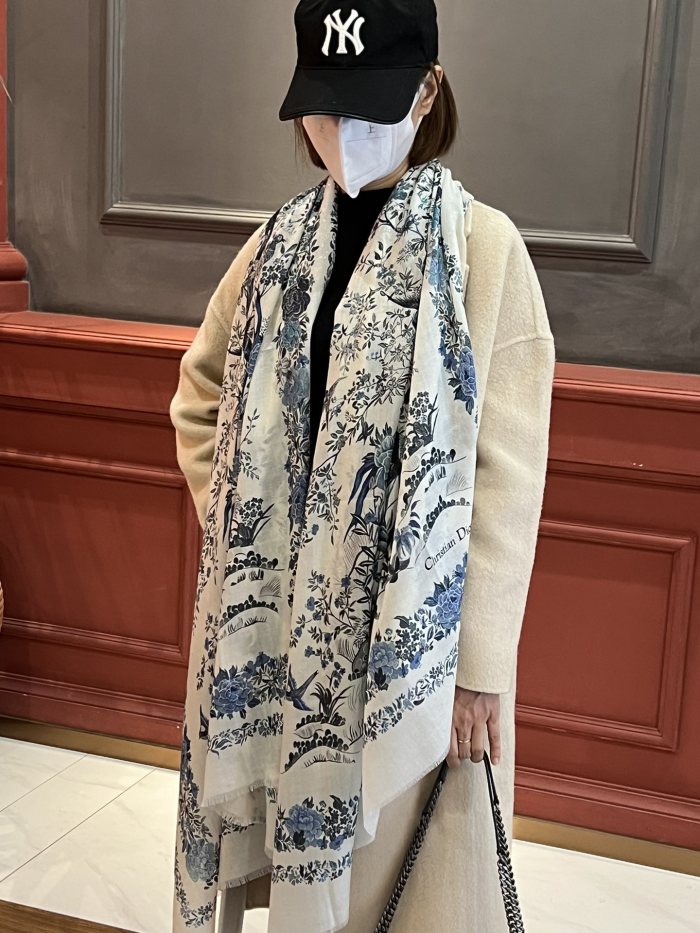 Streetwear Scarf Dior 325544 SIZE:100*200cm