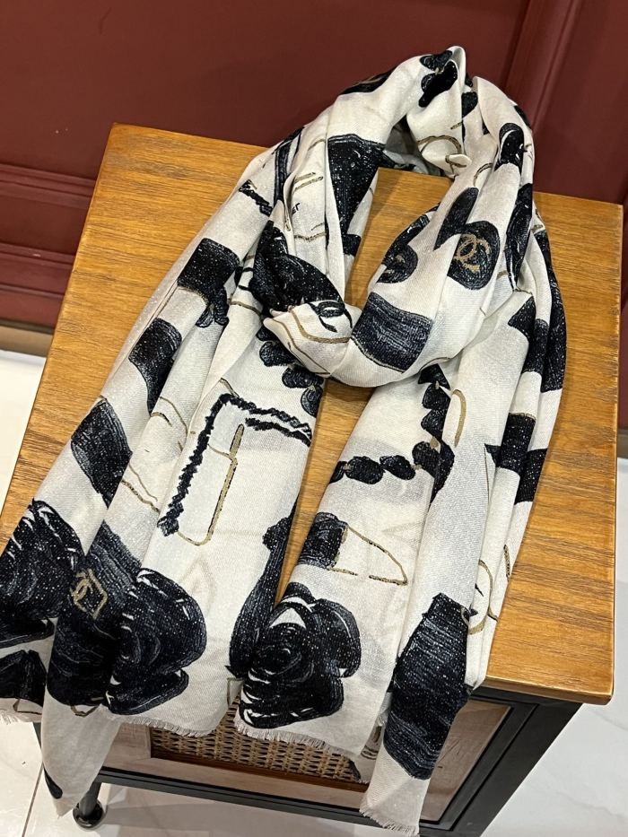 Streetwear Scarf CHANEL 325526 size：110x200cm
