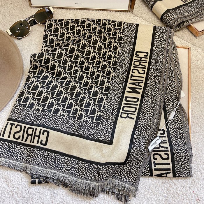 Streetwear Scarf Dior 325502 SIZE:65＊180cm