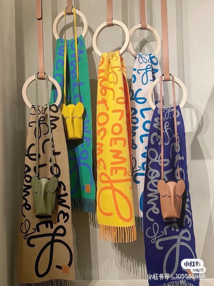 Streetwear Scarf Loewe 329806 SIZE:35 x 180cm