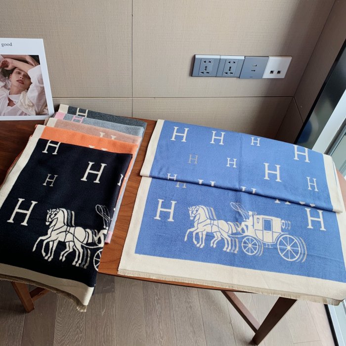 Streetwear Scarf Hermes 329796 size：180*65cm