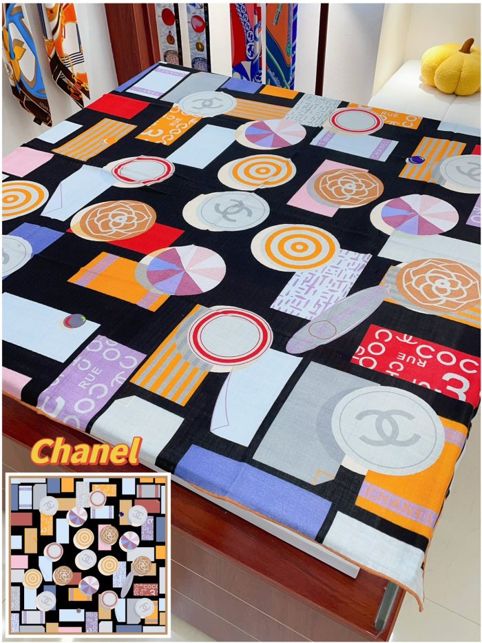 Streetwear Scarf CHANEL 329752 size:140*140cm