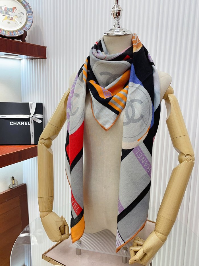Streetwear Scarf CHANEL 329752 size:140*140cm