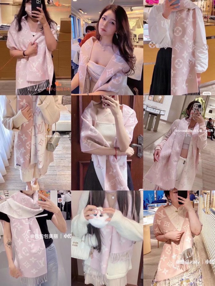 Streetwear Scarf LV 329750 SIZE:186x34cm