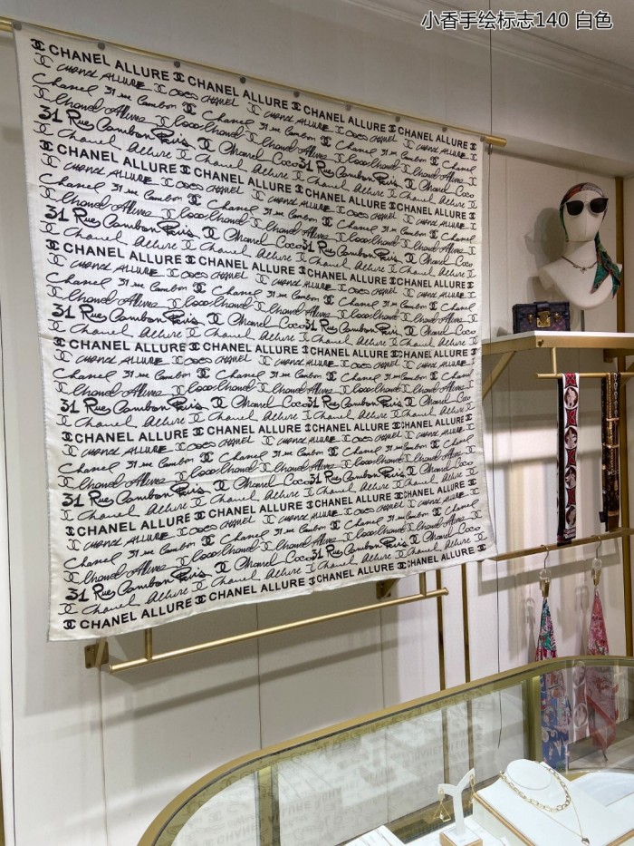 Streetwear Scarf CHANEL 329702 SIZE:140*140cm