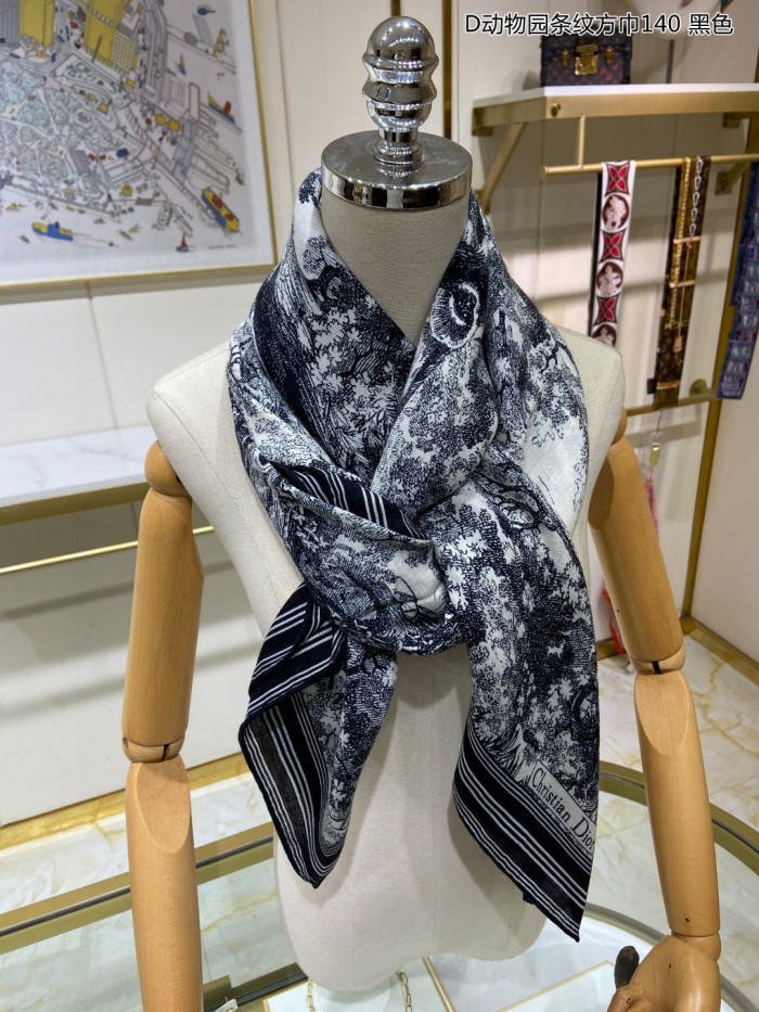 Streetwear Scarf Dior 329712 SIZE:140*140cm