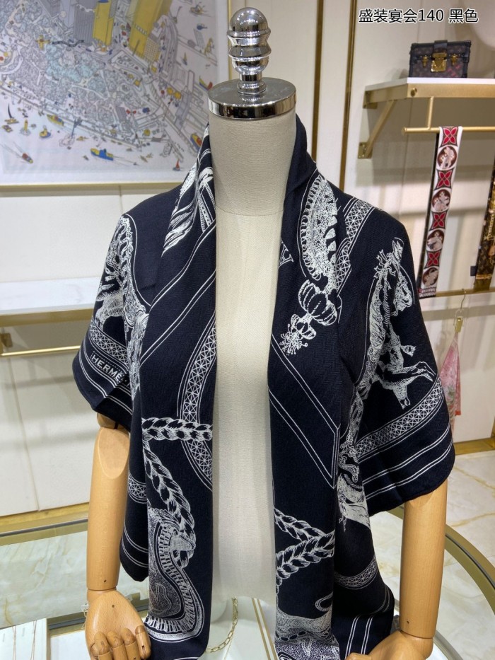 Streetwear Scarf Hermes 329673 size：140cm*140cm