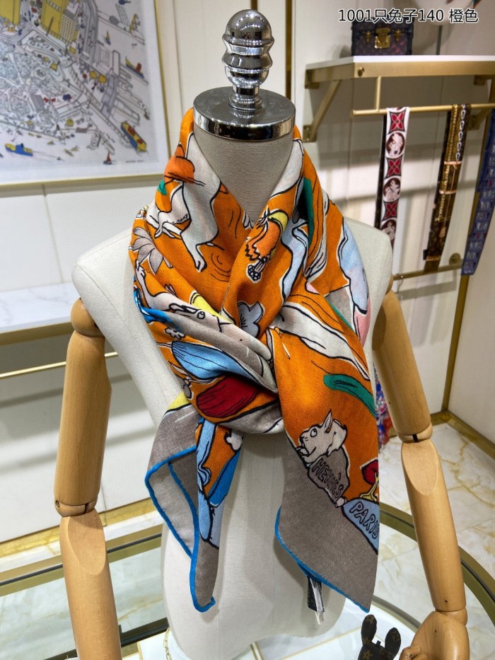 Streetwear Scarf Hermes 329703 SIZE:140cm*140cm