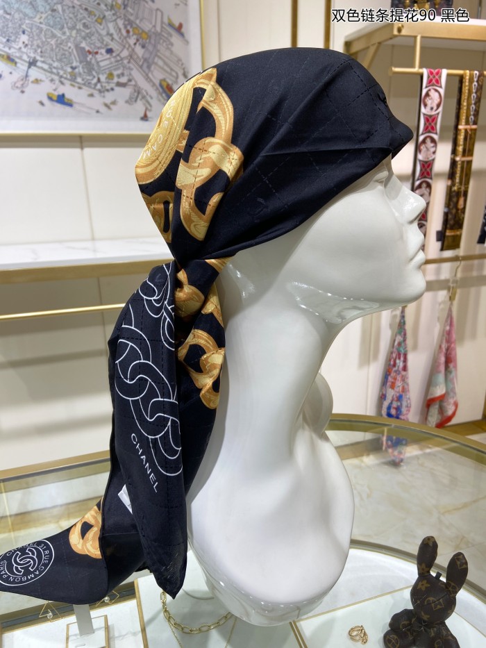 Streetwear Scarf CHANEL 329725 size：90*90cm