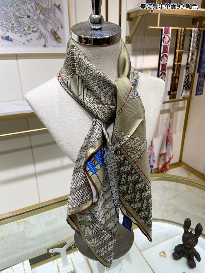 Streetwear Scarf Hermes 329693 size：90cm*90cm