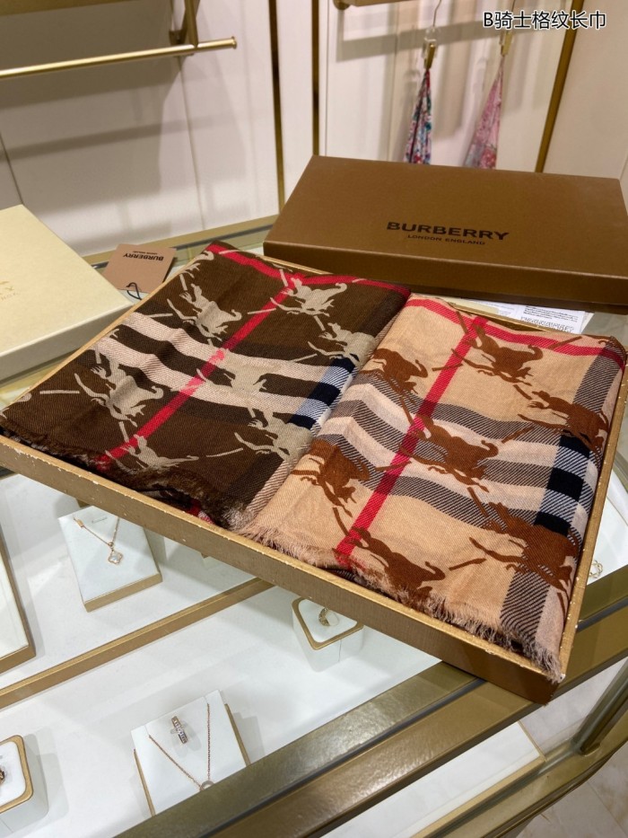 Streetwear Scarf BURBERRY 329717 size：90*200cm