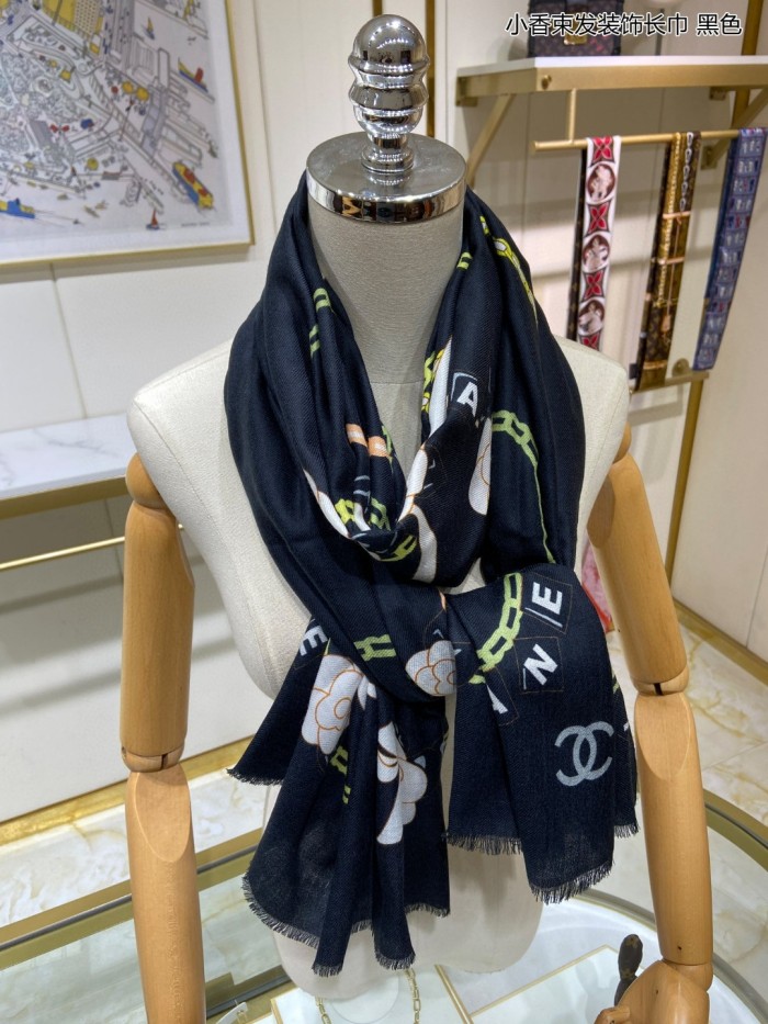 Streetwear Scarf CHANEL 329722 size：200*110cm