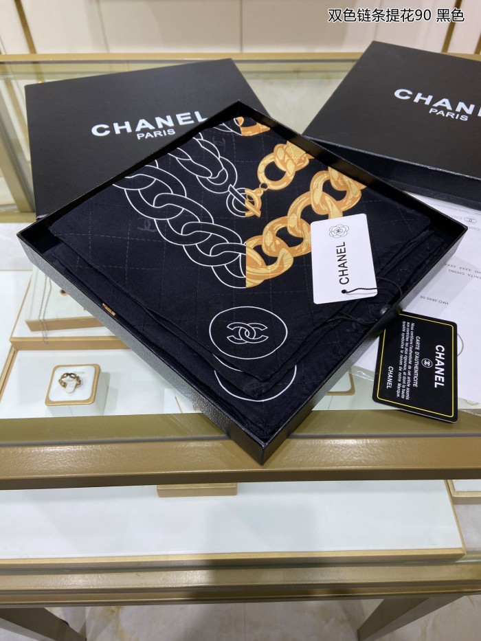 Streetwear Scarf CHANEL 329725 size：90*90cm