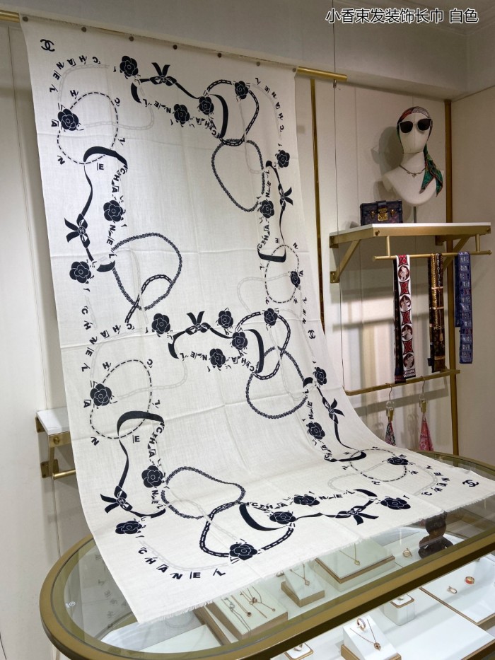 Streetwear Scarf CHANEL 329723 size:200*110cm