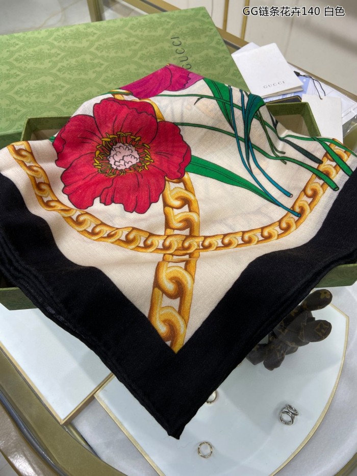 Streetwear Scarf GUCCI 329708 SIZE:140cm*140cm