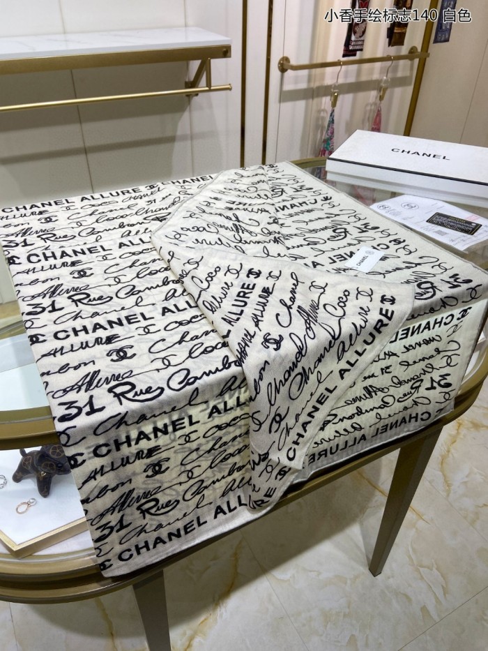 Streetwear Scarf CHANEL 329702 SIZE:140*140cm