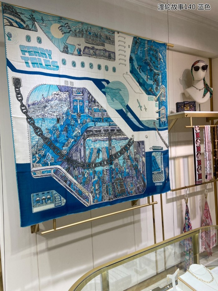 Streetwear Scarf Hermes 329636 size：140cm*140cm